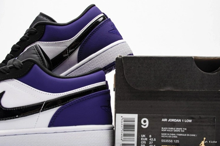 Court 553558-125  Purple Jordan 1 Low  1212